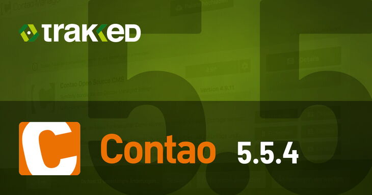 Contao Oen Source CMS 5.5.4