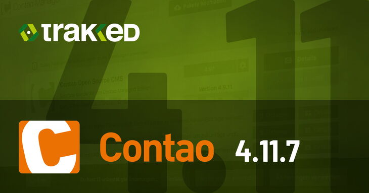 Contao Open Source CMS 4.11.7
