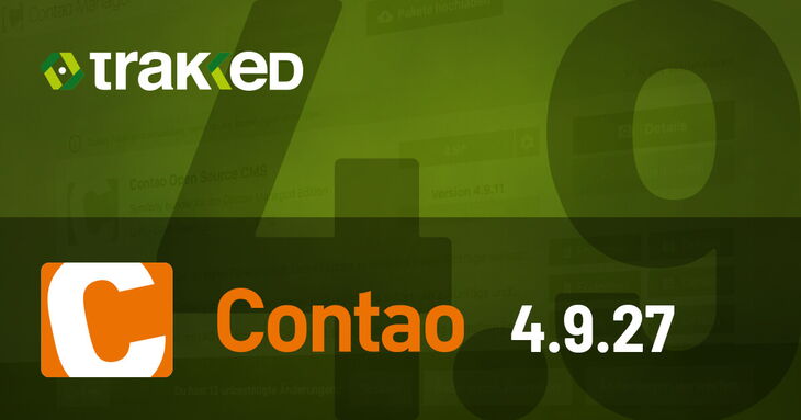 Contao Open Source CMS 4.9.27