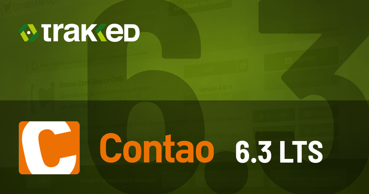 Contao Open Source CMS 6.3 LTS