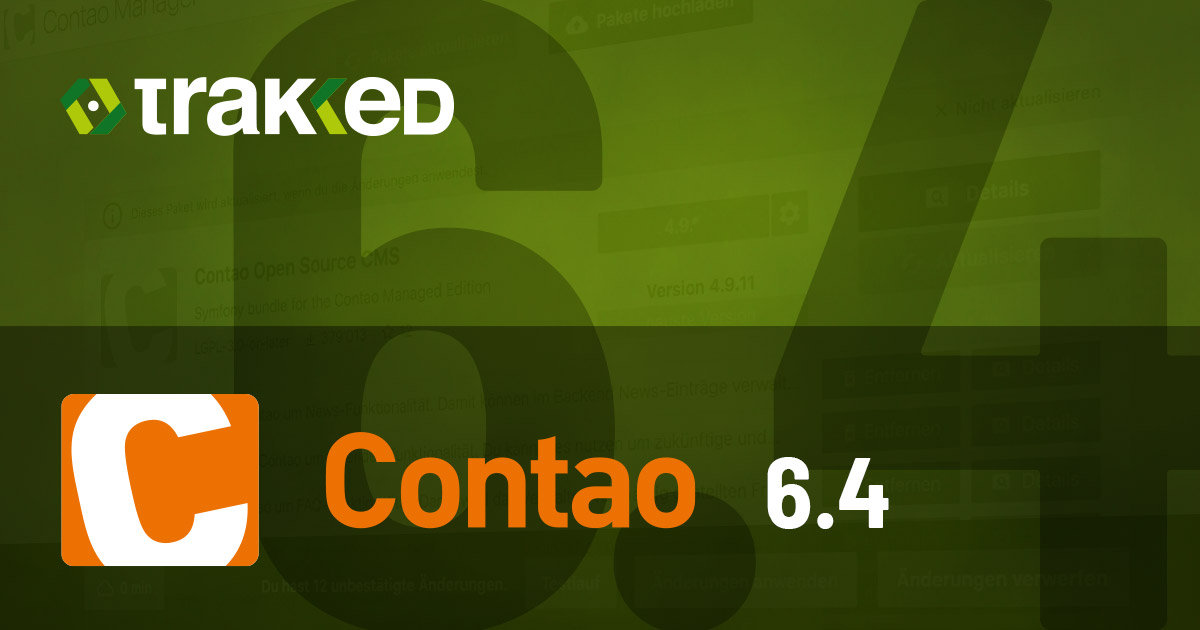 Contao Open Source CMS 6.4